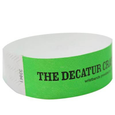 Tyvek Wristbands Printable and Customizable