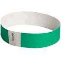 Event Wristbands Tyvek Stock - Solid 100 / Pantone Green Color Paper Event Wristbands