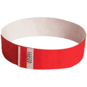 Event Wristbands Tyvek Stock Tab Free Bright Red / 100 1