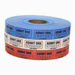 Event Wristbands Event Accessories Blue Admission Tickets (Single-roll, 2000 per roll)