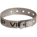 Event Wristbands Holographic Plastic 100 / Silver 3/4" Holographic Plastic Wristbands - VIP Design