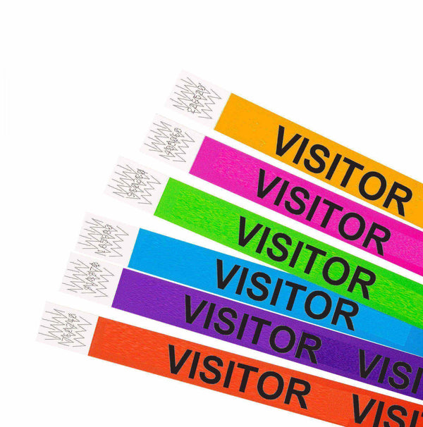 Event Wristbands Tyvek - Hospital Access Hospital Visitor Access Wristbands