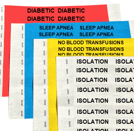 Medical ID Wristbands Protect Patients And Inform Staff