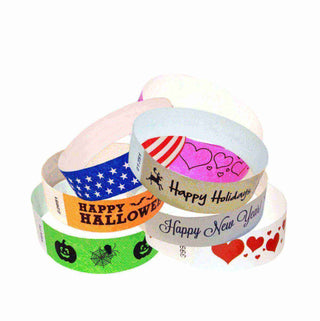 Event Wristbands Tyvek Stock - Holiday 3/4