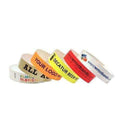 Event Wristbands Tyvek Stock - Solid 1" Tyvek Custom Wristbands - Customizable - No Imprint Fee - Black Imprint Only