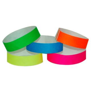 Event Wristbands Tyvek Stock - Solid Color Paper Event Wristbands