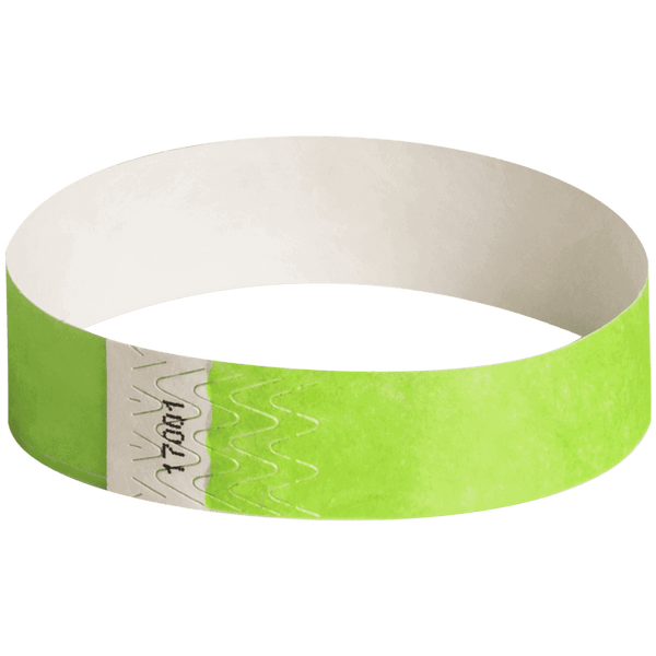 Event Wristbands Tyvek Stock - Solid Color Paper Event Wristbands