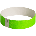 Event Wristbands Tyvek Stock - Solid Neon Green / 100 1