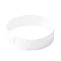 Event Wristbands Tyvek Stock - Solid White / 100 1" Tyvek Stock Wristbands - Solid Colors