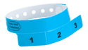 Event Wristbands Vinyl Tear-Off Tab 1 Tab / Neon Blue / 500 Tear-Off Tab Wristbands