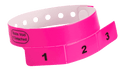 Event Wristbands Vinyl Tear-Off Tab 1 Tab / Neon Pink / 500 Tear-Off Tab Wristbands