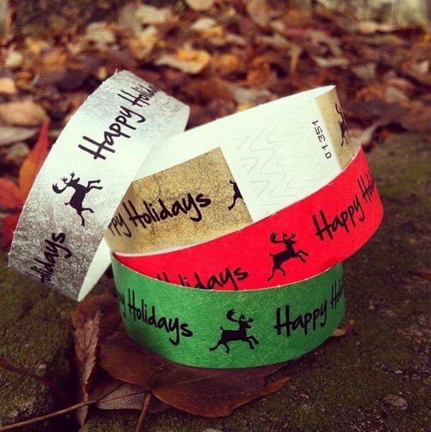 Tis' the Season for Holiday Wristbands!