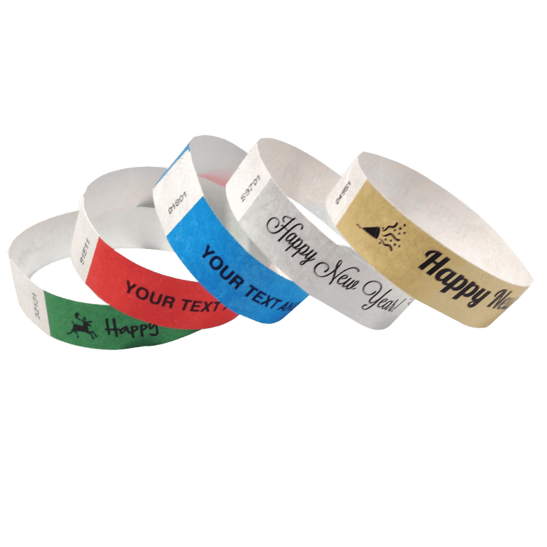 Choosing Custom Wristbands vs. Stock Designs