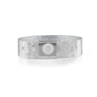 Buy silver Bulk Custom Holographic Wristbands
