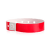 Event Wristbands Custom Plastic Wristbands 100 / Neon Red Plastic Wristbands Solid Colors