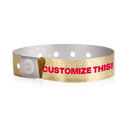 Event Wristbands Custom Plastic Wristbands Gold Bulk Custom Holographic Wristbands