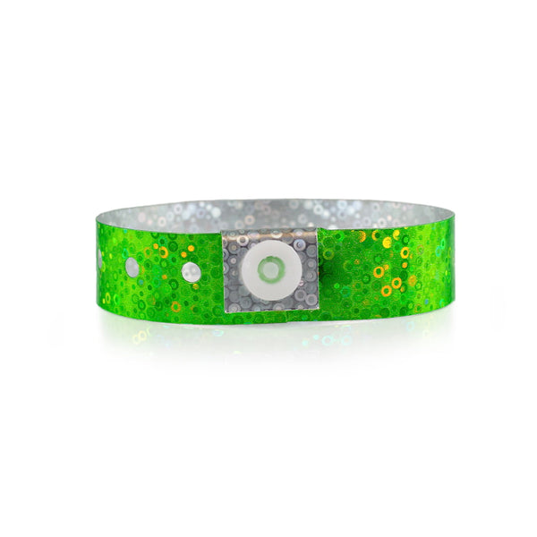 Event Wristbands Custom Plastic Wristbands Green Bulk Custom Holographic Wristbands