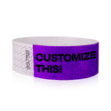 Event Wristbands Custom Tyvek Wristbands 1" Tyvek Custom Wristbands - Customizable - No Imprint Fee - Black Imprint Only