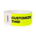 Event Wristbands Custom Tyvek Wristbands 1" Tyvek Custom Wristbands - Customizable - No Imprint Fee - Black Imprint Only