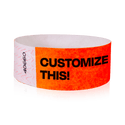 Event Wristbands Custom Tyvek Wristbands 1" Tyvek Custom Wristbands - Customizable - No Imprint Fee - Black Imprint Only