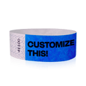 Event Wristbands Custom Tyvek Wristbands 1" Tyvek Custom Wristbands - Customizable - No Imprint Fee - Black Imprint Only