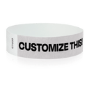 Event Wristbands Custom Tyvek Wristbands 3/4" Tyvek Custom Wristbands - Customizable - No Imprint Fee - Black Imprint Only