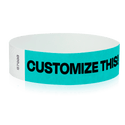 Event Wristbands Custom Tyvek Wristbands 3/4" Tyvek Custom Wristbands - Customizable - No Imprint Fee - Black Imprint Only
