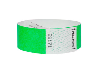 Event Wristbands Custom Tyvek Wristbands 500 ($0.16 each) Custom 1" Tab-Free Tyvek Event Wristbands