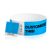 Event Wristbands Custom Tyvek Wristbands 500 / Neon Blue Custom 1" Tyvek Event Wristbands With Detachable Stub - Black Imprint Only