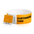 Event Wristbands Custom Tyvek Wristbands 500 / Neon Orange Custom 1" Tyvek Event Wristbands With Detachable Stub - Black Imprint Only