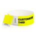 Event Wristbands Custom Tyvek Wristbands 500 / Neon Yellow Custom 1" Tyvek Event Wristbands With Detachable Stub - Black Imprint Only