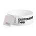 Event Wristbands Custom Tyvek Wristbands 500 / White Custom 1" Tyvek Event Wristbands With Detachable Stub - Black Imprint Only
