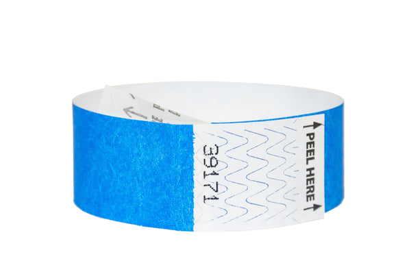 Event Wristbands Custom Tyvek Wristbands Custom 1" Tab-Free Tyvek Event Wristbands