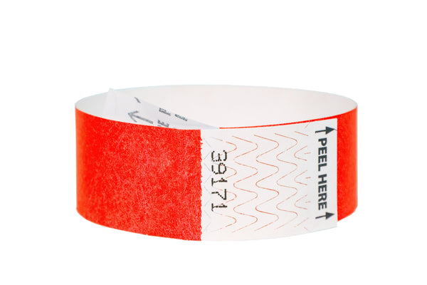Event Wristbands Custom Tyvek Wristbands Custom 1" Tab-Free Tyvek Event Wristbands