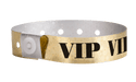 Event Wristbands Holographic Plastic 100 / Gold 3/4" Holographic Plastic Wristbands - VIP Design