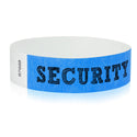 Event Wristbands Holographic Plastic Security / Neon Blue / 100 Security Access Wristbands