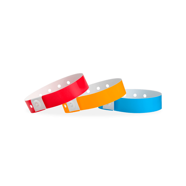Event Wristbands Plastic Plastic Wristbands Solid Colors