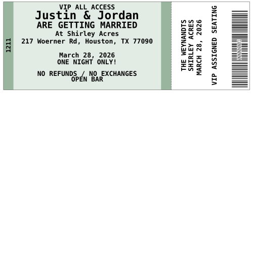 Event Wristbands PPLR_HIDDEN_PRODUCT 100 ($0.25 each) Custom Printed Tickets - Standard