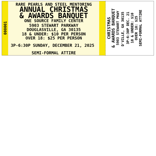 Event Wristbands PPLR_HIDDEN_PRODUCT 100 ($0.25 each) Custom Printed Tickets - Standard