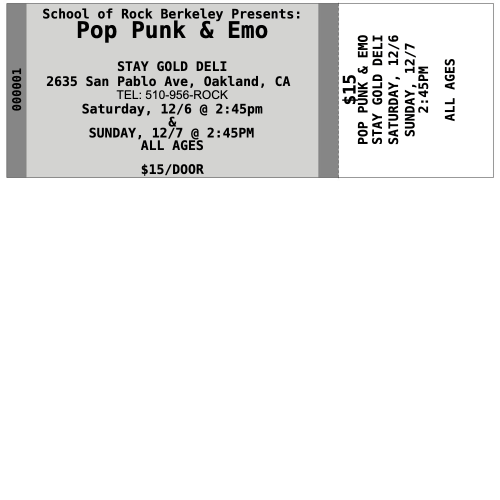 Event Wristbands PPLR_HIDDEN_PRODUCT 250 ($0.17 each) Custom Printed Tickets - Standard
