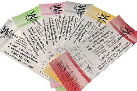 Event Wristbands Printed Tickets Custom Printed Tickets - Hologram
