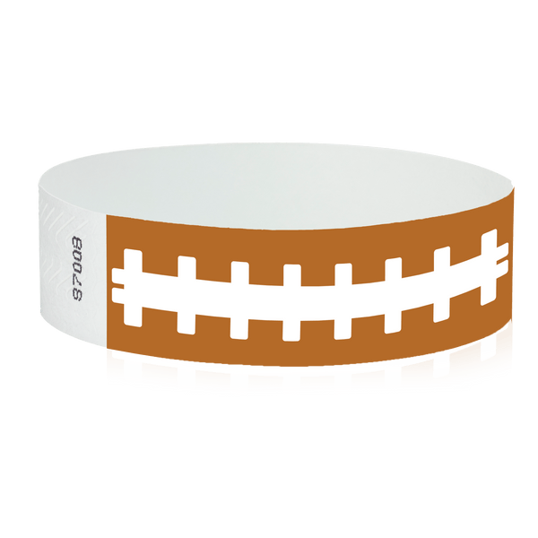 Event Wristbands Tyvek Stock - Holiday 500 / Limited Series / Football Tyvek® Limited Series Wristbands