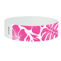Event Wristbands Tyvek Stock - Holiday 500 / Limited Series / Pink Flowers Tyvek® Limited Series Wristbands