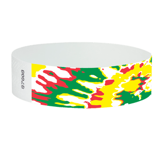 Event Wristbands Tyvek Stock - Holiday 500 / Limited Series / Tie Dye Tyvek® Limited Series Wristbands