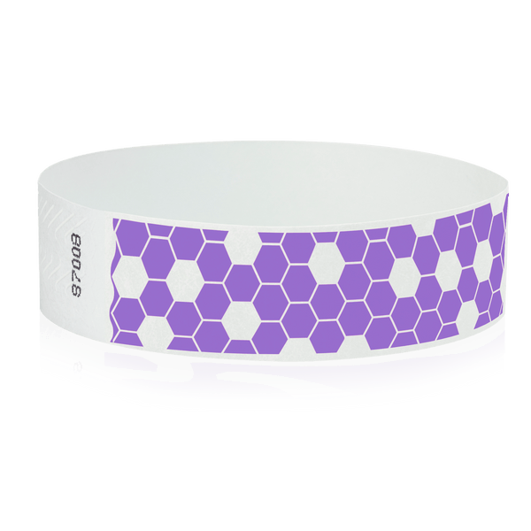 Event Wristbands Tyvek Stock - Pre-Printed 3/4" Tyvek Wristbands Pre-Printed Designs