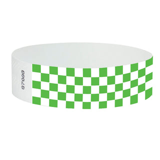 Neon Green Checkerboard