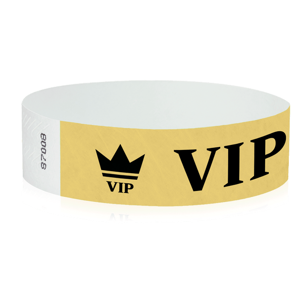 Event Wristbands Tyvek Stock - Pre-Printed VIP Access Wristbands