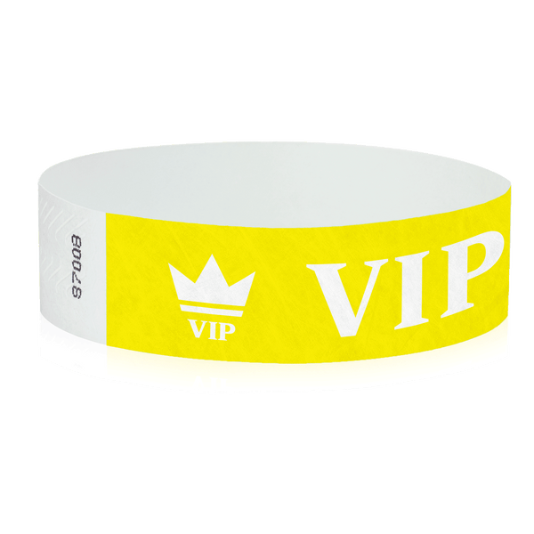 Event Wristbands Tyvek Stock - Pre-Printed VIP Access Wristbands