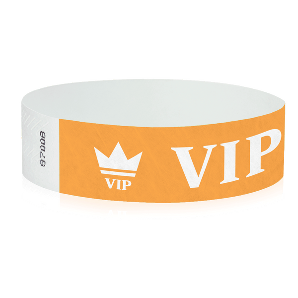 Event Wristbands Tyvek Stock - Pre-Printed VIP Access Wristbands
