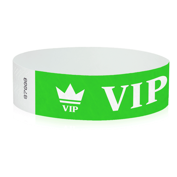 Event Wristbands Tyvek Stock - Pre-Printed VIP Access Wristbands